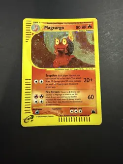 Magcargo H16/H32 Holo Skyridge Rare e-Reader Pokemon Card LP Vintage 2003 - Image 1