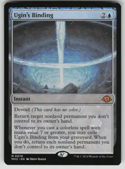 Ugin's Binding Mythic Modern Horizons 3 76 MTG Near Mint 2024 - Image 1