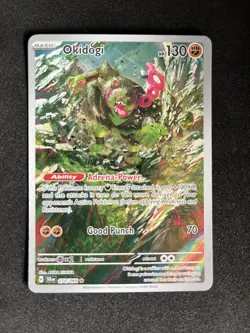 Pokemon TCG - Okidogi 074/064 Shrouded Fable Illustration Rare Card Near Mint - Image 1