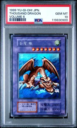 PSA 10 Thousand Dragon Secret Rare 1999 Yu-Gi-Oh! Card Japanese - Image 1