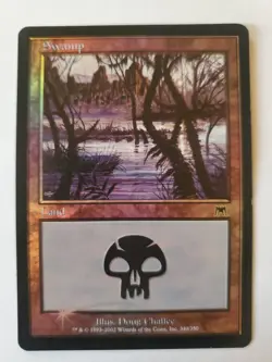 Magic The Gathering Swamp Onslaught 340/350 Foil - Image 1