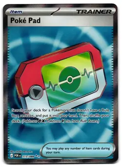 Poke Pad 113/088 - 🌊 Perfect Order Ultra Rare Pokemon TCG 🖤 - NM - Image 1