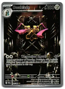 Doublade 098/088 - 🌊 Perfect Order Illustration Rare Pokemon TCG Holo 🖤 - NM - Image 1