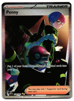 Penny 239/091 - Paldean Fates Special Illustration Rare Pokemon TCG - M/LP Card - Image 1