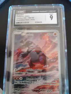 GROUDON 2023 POKEMON PARADOX RIFT - 199/182 ILLUSTRATION RARE - Image 1