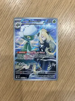 Cynthias Roserade 184/182 Illustration Rare Destined Rivals Pokemon TCG - Image 1