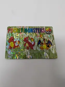 Charizard #1193 Prism Pocket Monsters Vending Sticker Vintage Japanese 1195 Back - Image 1