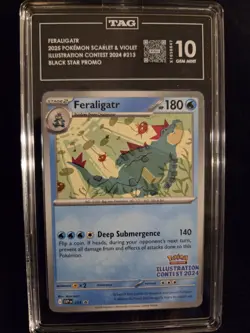 Feraligatr 213 TAG 10 - Pokemon - Scarlet & Violet - Illustration Contest Promo - Image 1