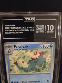 Feraligatr 213 TAG 10 - Pokemon - Scarlet & Violet - Illustration Contest Promo - Image 3