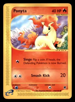 PONYTA 126/165 C EXPEDITION BASE SET POKEMON TCG MP - Image 1