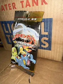 HOLO 1999 Japanese Pokemon Neo Genesis Booster Pack Sealed Vintage - Image 3