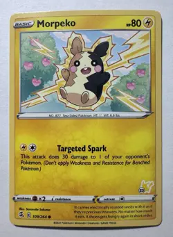 Morpeko - (#23 Pikachu Stamped) Promo Pokemon Battle Academy 2022 109/264 - Image 1