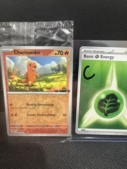 Pokemon TCG Charmander 004/165 EB Games Stamped Promo SEALED - Pokemon 151 - Image 3