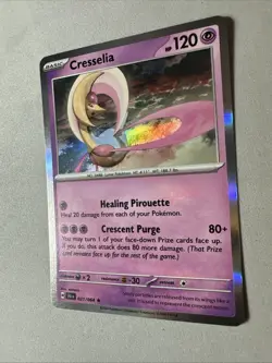 Pokemon TCG * SV Shroulded Fable * 21/64 Cresselia HOLO Rare * FRESH PK - Image 2