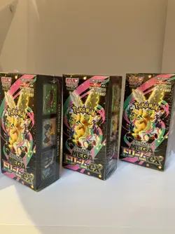 Pokemon TCG Mega Dream EX Booster Box M2A Japanese with Shrink 3box - Image 2