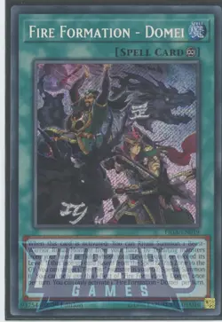 Yugioh Fire Formation - Domei FIGA-EN019 Secret Rare 1st Edition NM/LP - Image 1