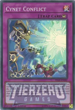Yugioh Cynet Conflict FIGA-EN042 Super Rare 1st Edition NM/LP - Image 1