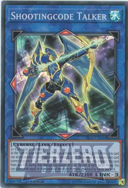 Yugioh Shootingcode Talker FIGA-EN044 Super Rare 1st Edition NM/LP - Image 1