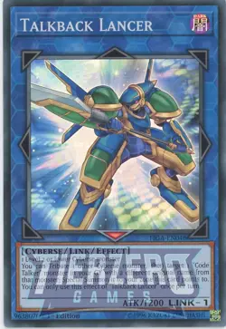 Yugioh Talkback Lancer FIGA-EN046 Super Rare 1st Edition NM/LP - Image 1
