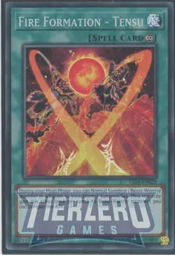 Yugioh Fire Formation - Tensu FIGA-EN029 Super Rare 1st Edition NM/LP - Image 1