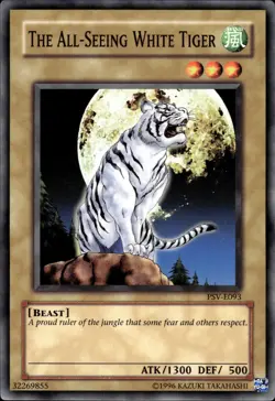 The All-Seeing White Tiger - PSV-E093 - LP - YuGiOh - Image 1