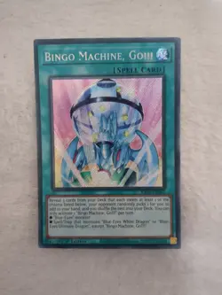 Bingo Machine Go!!! RA02-EN062 Secret Rare 1st Edition Yugioh - Image 1
