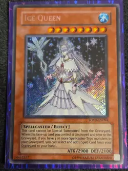 Yugioh Ice Queen SOVR-EN094 Secret Rare Stardust Overdrive NM - Image 1