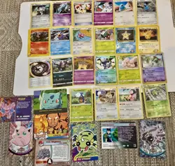Pokemon Card Lot( Common) Including Topps - Image 1