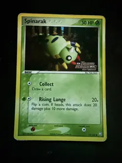 Spinarak 78/109 EX Team Rocket Returns Stamped Reverse Holo Pokemon TCG Card - Image 1