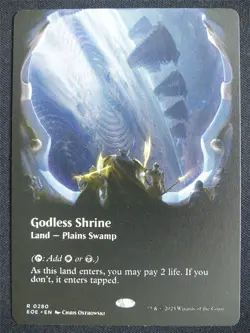 Godless Shrine Borderless - EOE - Mtg Card #3I5 - Image 1