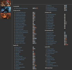 Obeka, Splitter of Seconds MTG EDH Commander Deck, Grixis Monarch - Image 2