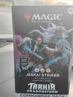 Tarkir: Dragonstorm Commander Deck - Jeskai Striker MTG Brand New Sealed - Image 1