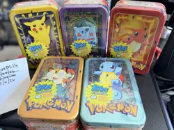 1999 Topps Pokemon Card Tin Set Factory Sealed MINT - Image 1