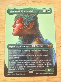 Eladamri, Korvecdal (Borderless) - Near Mint MTG Modern Horizons 3 - Image 1