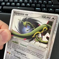 Pokemon Card Rayquaza ex 039 Black Star Promos ITA italiano Played PL - Image 3