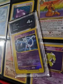 POKEMON MEWTWO 56/165 EXPEDITION ITA REVERSE AIGRADING 4.5 NO PSA - Image 2