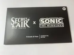 MTG Secret Lair x Sonic: Friends Foes Rainbow Foil Edition New Sealed - Image 1