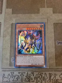 YUGIOH TOON BLACK LUSTER SOLDIER TOCH-EN001 ULTRA UNLIMITED ED NM - Image 1