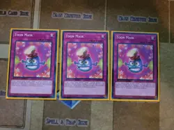 YUGIOH 3X TOON MASK SS04-ENB24 COMMON 1ST ED NM SPEED DUEL - Image 1