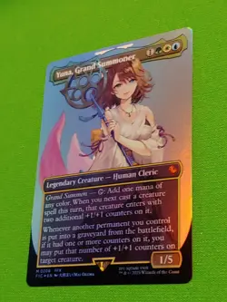 MTG Magic Final Fantasy Yuna, Grand Summoner Borderless Foil - Image 2