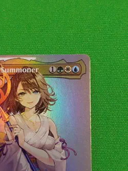 MTG Magic Final Fantasy Yuna, Grand Summoner Borderless Foil - Image 4