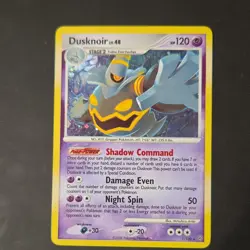 Pokemon TCG Dusknoir Stormfront Holo Rare 1/100 2008 120HP Card HOLO SWIRL 🌀 - Image 1