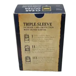 Dragon Shield Outer Card Sleeves CLEAR OUTER MATTE (100-Pack) - Standard Size - Image 2