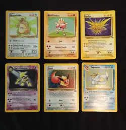 Pokemon Vintage Lot Of 6 Cards All Holographics - Image 1