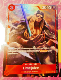 One Piece Card Game Carte Holo Limejuice OP09-014 ALT FR Mint - Image 1