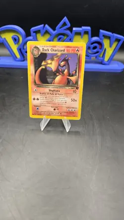 Dark Charizard Team Rocket 21/82 Non-Holo Card Italy - Image 1