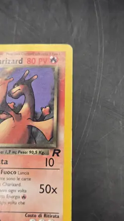 Dark Charizard Team Rocket 21/82 Non-Holo Card Italy - Image 5