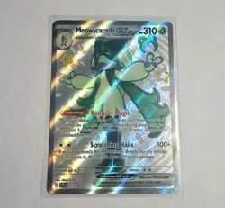 Pokemon TCG Meowscarada EX Black Star Promo Full Art Holo Card SVP #078 - Image 1