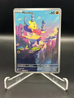 2025 Pokemon TCG Scarlet & Violet White Flare 133/086 Mienfoo Illustration Rare - Image 1