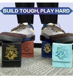 MTG Deck Box BTB Commander Display, 2 Dividers Strong Magnet Leather TCG Teal - Image 5